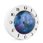 Blue Cloud Starfield Galaxy Space Print Alarm Clock