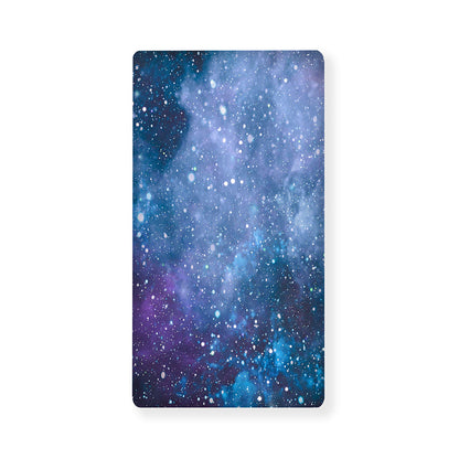 Blue Cloud Starfield Galaxy Space Print Baby Crib Sheet