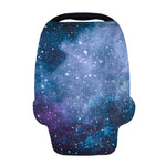 Blue Cloud Starfield Galaxy Space Print Baby Seat Cover