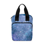 Blue Cloud Starfield Galaxy Space Print Bible Tote Bag