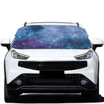 Blue Cloud Starfield Galaxy Space Print Car Windshield Snow Cover