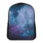 Blue Cloud Starfield Galaxy Space Print Casual Backpack
