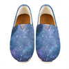 Blue Cloud Starfield Galaxy Space Print Casual Shoes