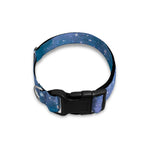 Blue Cloud Starfield Galaxy Space Print Dog Collar