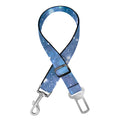 Blue Cloud Starfield Galaxy Space Print Dog Seat Belt