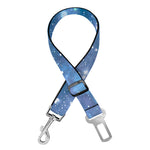 Blue Cloud Starfield Galaxy Space Print Dog Seat Belt