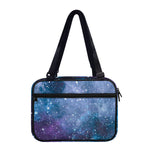 Blue Cloud Starfield Galaxy Space Print Double Strap Bible Bag