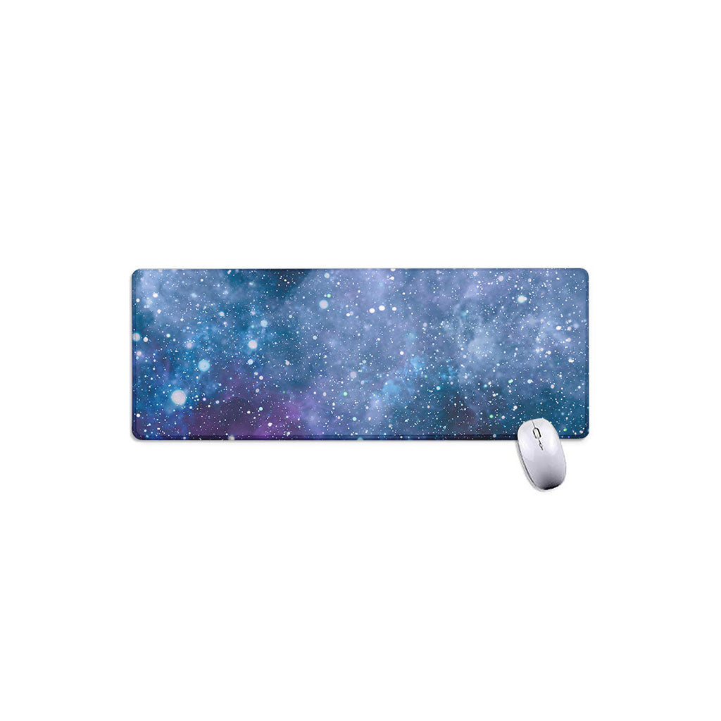 Blue Cloud Starfield Galaxy Space Print Extended Mouse Pad