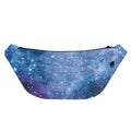 Blue Cloud Starfield Galaxy Space Print Fanny Pack