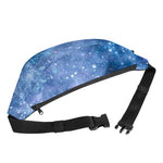 Blue Cloud Starfield Galaxy Space Print Fanny Pack