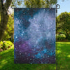 Blue Cloud Starfield Galaxy Space Print Garden Flag