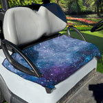 Blue Cloud Starfield Galaxy Space Print Golf Cart Seat Cover