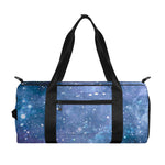 Blue Cloud Starfield Galaxy Space Print Gym Bag