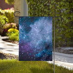 Blue Cloud Starfield Galaxy Space Print House Flag
