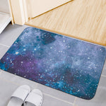 Blue Cloud Starfield Galaxy Space Print Indoor Door Mat