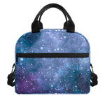 Blue Cloud Starfield Galaxy Space Print Insulated Lunch Bag