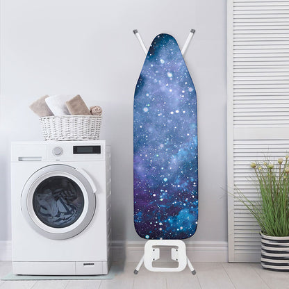 Blue Cloud Starfield Galaxy Space Print Ironing Board Cover