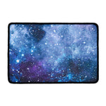 Blue Cloud Starfield Galaxy Space Print Kitchen Mat