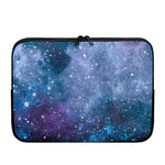 Blue Cloud Starfield Galaxy Space Print Laptop Sleeve