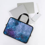Blue Cloud Starfield Galaxy Space Print Laptop Sleeve With Handle