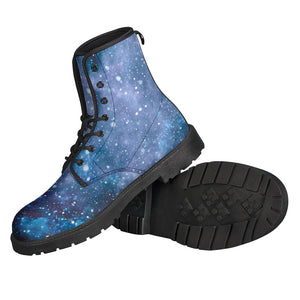 Blue Cloud Starfield Galaxy Space Print Backpack