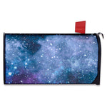 Blue Cloud Starfield Galaxy Space Print Mailbox Cover
