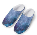 Blue Cloud Starfield Galaxy Space Print Mesh Casual Shoes