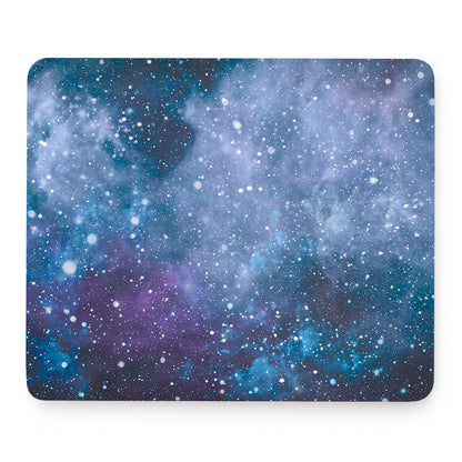 Blue Cloud Starfield Galaxy Space Print Mouse Pad