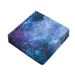 Blue Cloud Starfield Galaxy Space Print Outdoor Seat Cushion Cover