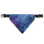 Blue Cloud Starfield Galaxy Space Print Over The Collar Dog Bandana