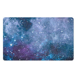 Blue Cloud Starfield Galaxy Space Print Polyester Doormat