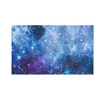 Blue Cloud Starfield Galaxy Space Print Polyester Flag