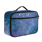 Blue Cloud Starfield Galaxy Space Print Portable Lunch Bag