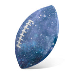 Blue Cloud Starfield Galaxy Space Print Rugby Ball
