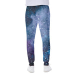 Blue Cloud Starfield Galaxy Space Print Scuba Joggers