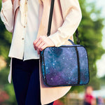 Blue Cloud Starfield Galaxy Space Print Shoulder Strap Bible Bag