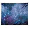 Blue Cloud Starfield Galaxy Space Print Tapestry