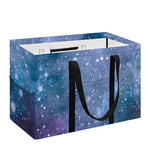 Blue Cloud Starfield Galaxy Space Print Utility Tote Bag