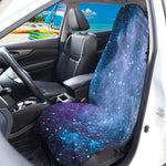 Blue Cloud Starfield Galaxy Space Print Waterproof Car Seat Cover