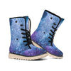 Blue Cloud Starfield Galaxy Space Print Winter Boots