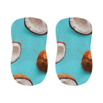 Blue Coconut Pattern Print Bar Stool Covers