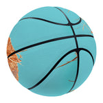 Blue Coconut Pattern Print Basketball