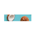 Blue Coconut Pattern Print Bed Runner