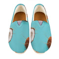 Blue Coconut Pattern Print Casual Shoes