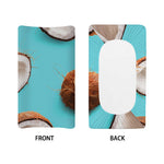 Blue Coconut Pattern Print Changing Pad Cover