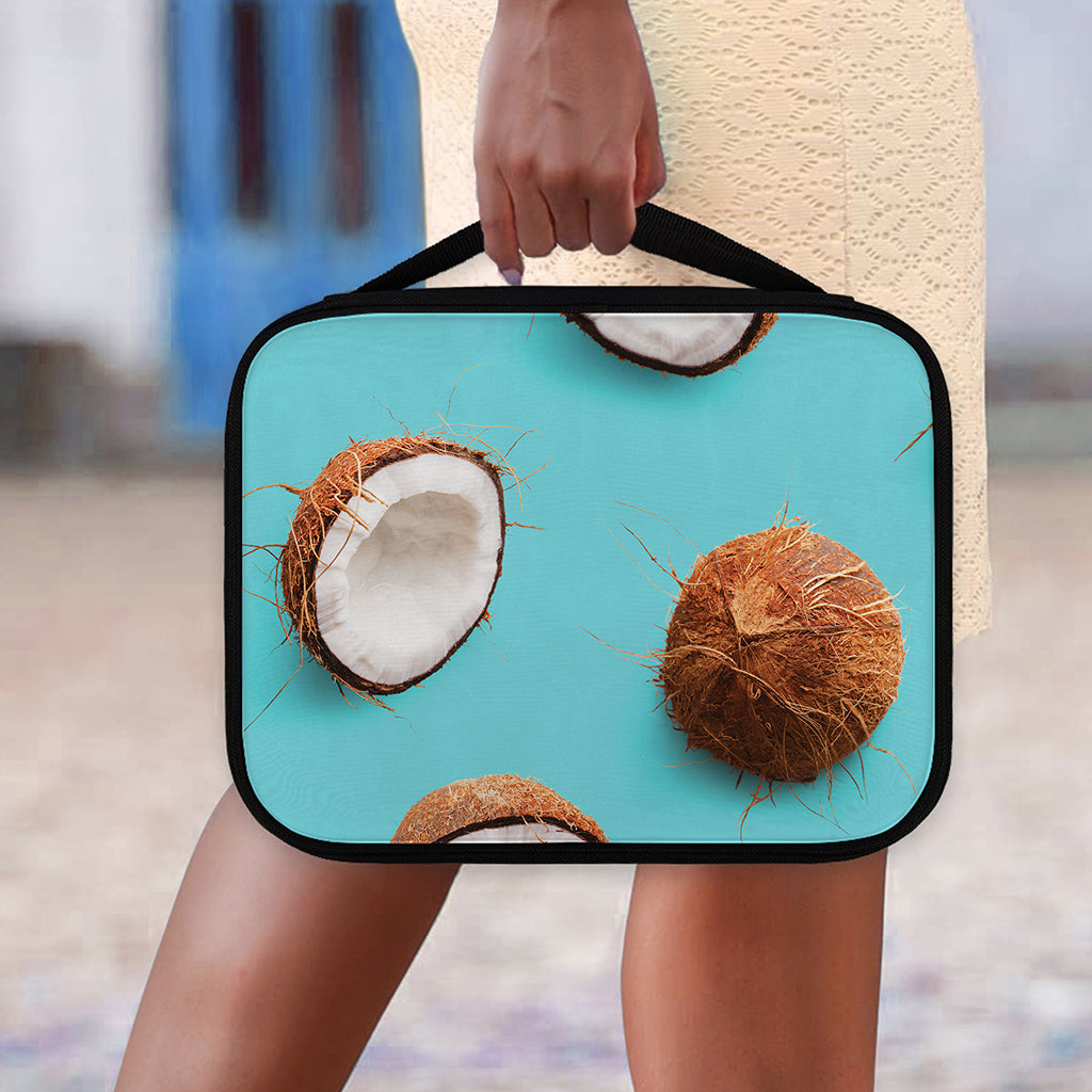 Blue Coconut Pattern Print Classic Bible Case