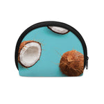 Blue Coconut Pattern Print Coin Purse