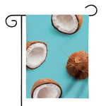 Blue Coconut Pattern Print House Flag