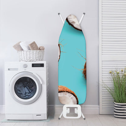 Blue Coconut Pattern Print Ironing Board Cover