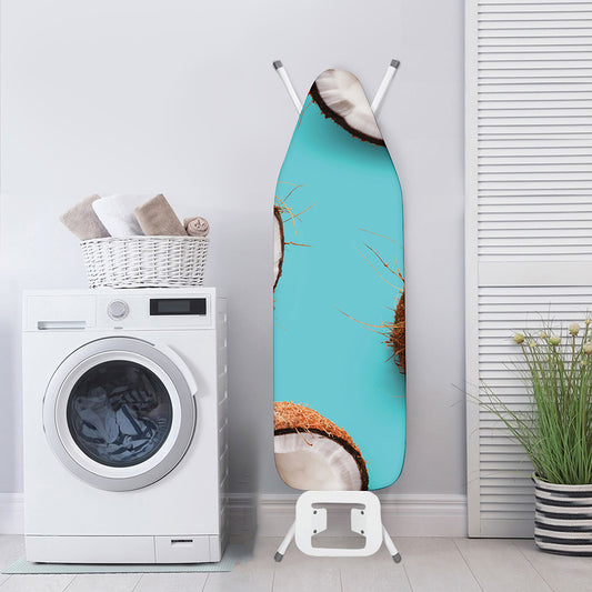 Blue Coconut Pattern Print Ironing Board Cover